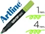 Artline Rotulador Fluorescente EK-660 Verde Punta Biselada Tinta Resistente 1-5 mm