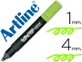 Artline Rotulador Fluorescente EK-660 Verde Punta Biselada Tinta Resistente 1-5 mm