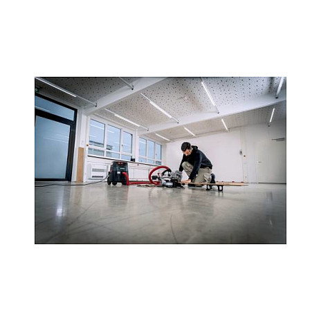 Metabo KGS216M Sierra de inglete con carriles deslizantes y guía láser, 216 mm, 1200 W, 5000 RPM, para corte en madera