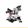 Metabo KGS216M Sierra de inglete con carriles deslizantes y guía láser, 216 mm, 1200 W, 5000 RPM, para corte en madera