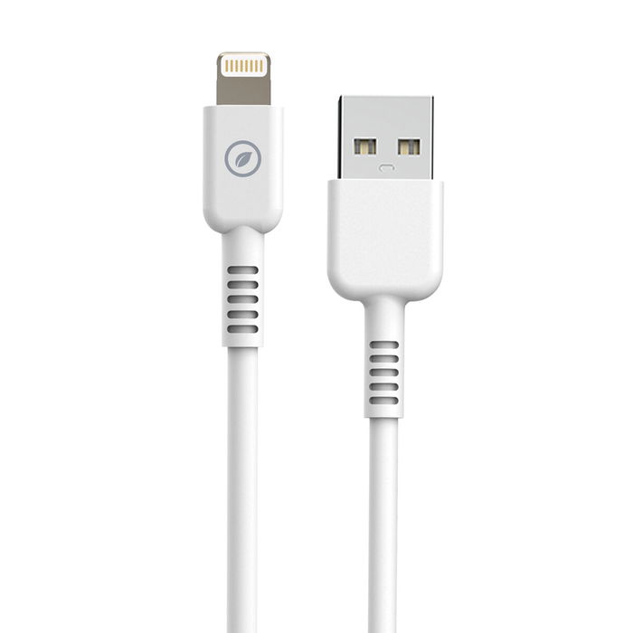 muvit for change cable USB a Lightning MFI 2,4A/12W 3m blanco muvit for change cable USB a Lightning MFI 2,4A/12W 3m blanco