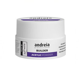 Andreia Polvos Acrilicos Builder Soft White para Construcción de Uñas 20 g