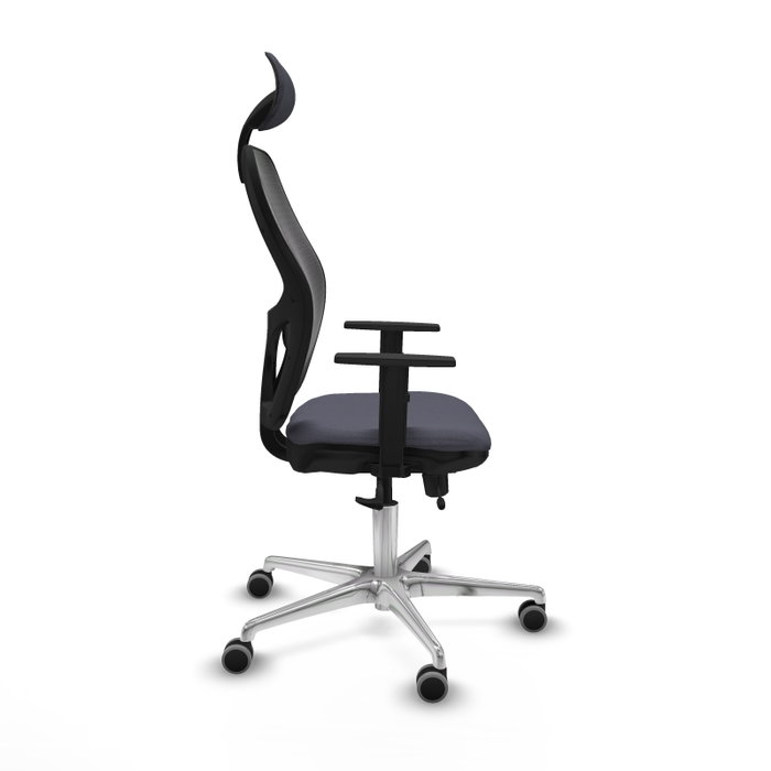 PIQUERAS Y CRESPO Silla de oficina Jorquera Gris oscuro/Negro con mecanismo Sincro/Traslack PIQUERAS Y CRESPO Silla de oficina Jorquera Gris oscuro/Negro con mecanismo Sincro/Traslack