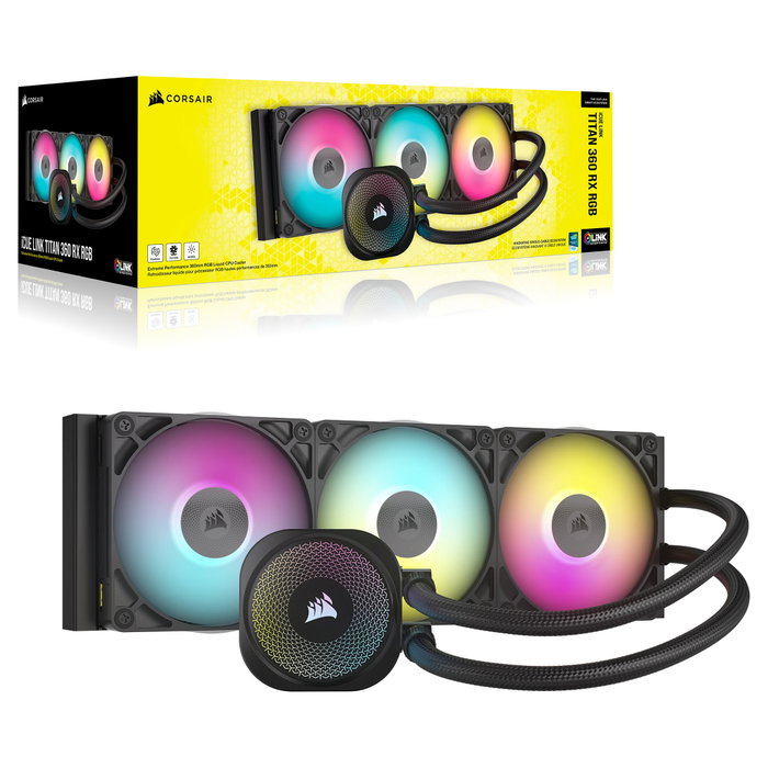 Corsair iCUE LINK TITAN 360 RX RGB Black