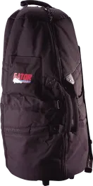 Gator Funda para Conga Nylon con Ruedas - Percusión Profesional Negra - Nailon y Espuma - 431.8x431.8x736.6 mm