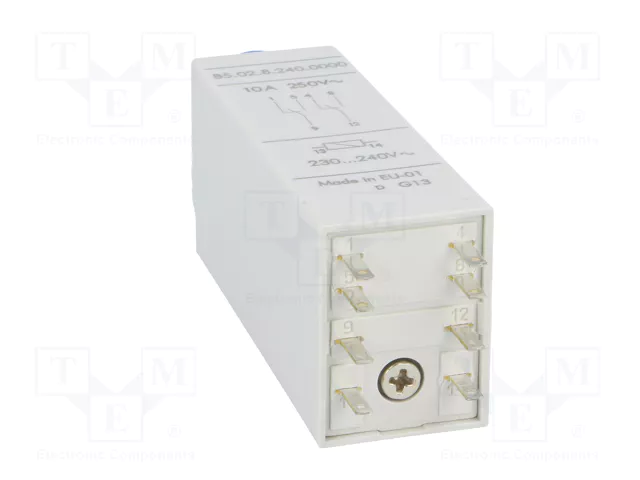 FINDER Relé de tiempo Serie 85 230VAC DPDT