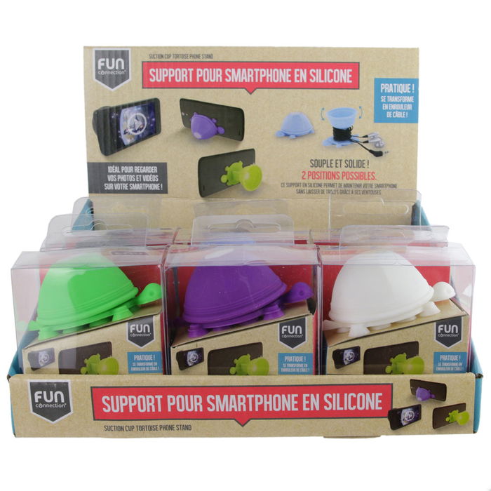 Fun Connection Soporte Móvil Tortug Silicona Ventosa Auriculares