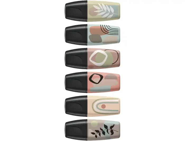 Stabilo Rotulador Boss Mini Naturevibes Estuche 6 Unidades Colores Surtidos Fluorescente 2/5 mm