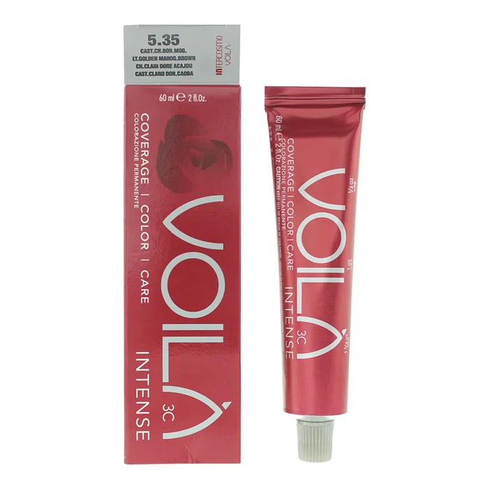 Intercosmo Voilà 3C Intense 5.35 Light Golden Mahogany Brown 60ml