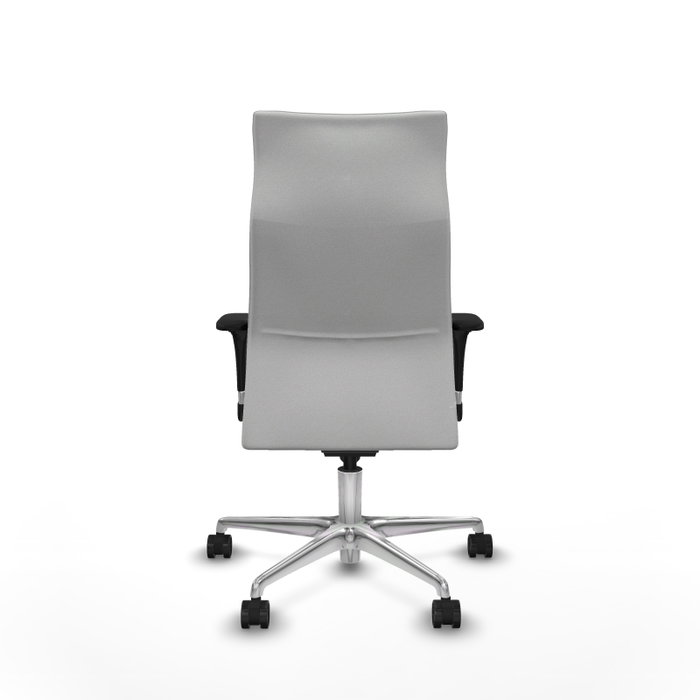 PIQUERAS Y CRESPO Sillón Albacete Blanco con Mecanismo Sincro y Base de Aluminio