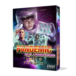 Z-Man Games Pandemic: En el Laboratorio - Juego de Mesa Expansión en Español ZM7112ES - Compatible con Pandemic y 'Al límite', 1 a 8 Jugadores, 45-60 min, +8 años