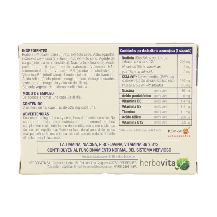 Herbovita Neradap 30 cápsulas