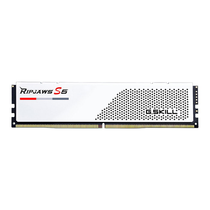 G.Skill Ripjaws S5 32 GB (2x16 GB) DDR5 6000 MHz Kit de Memoria DIMM - F5-6000J3040F16GX2-RS5W - Blanco - Intel XMP 3.0 G.Skill Ripjaws S5 32 GB (2x16 GB) DDR5 6000 MHz Kit de Memoria DIMM - F5-6000J3040F16GX2-RS5W - Blanco - Intel XMP 3.0