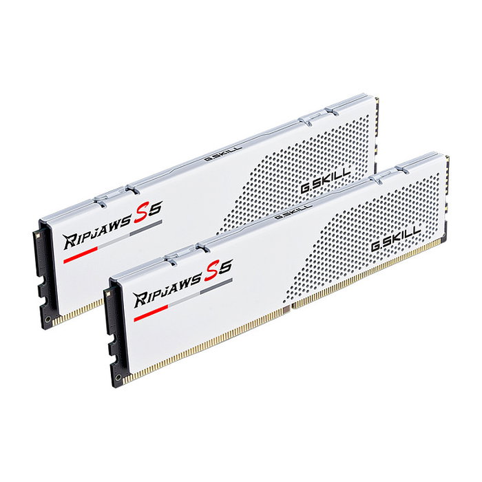 G.Skill Ripjaws S5 32 GB (2x16 GB) DDR5 6000 MHz Kit de Memoria DIMM - F5-6000J3040F16GX2-RS5W - Blanco - Intel XMP 3.0 G.Skill Ripjaws S5 32 GB (2x16 GB) DDR5 6000 MHz Kit de Memoria DIMM - F5-6000J3040F16GX2-RS5W - Blanco - Intel XMP 3.0