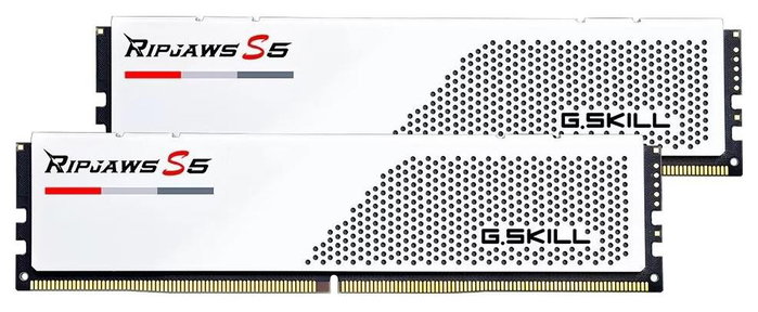 G.Skill Ripjaws S5 32 GB (2x 16 GB) DDR5 6000 MT/s Blanco G.Skill Ripjaws S5 32 GB (2x 16 GB) DDR5 6000 MT/s Blanco