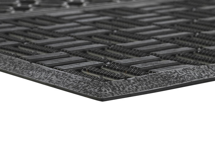 DKD Home Decor Felpudo Terraza Y Jardin Negro Goma Coco 45 x 1 x 75 cm (6 Unidades) DKD Home Decor Felpudo Terraza Y Jardin Negro Goma Coco 45 x 1 x 75 cm (6 Unidades)
