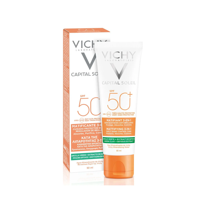 Vichy Capital Soleil Matificante 3-en-1 SPF50+ 50 ml Vichy Capital Soleil Matificante 3-en-1 SPF50+ 50 ml