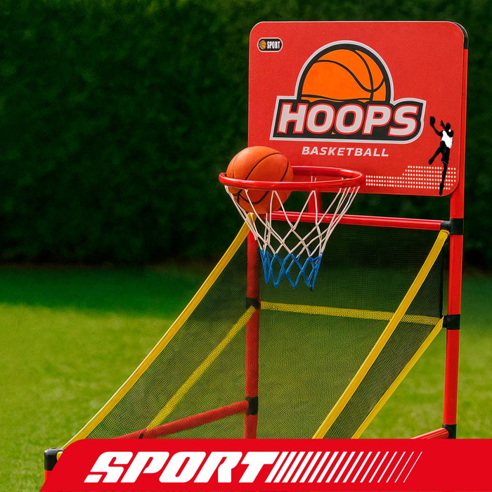 CB SPORTS Canasta de baloncesto con recogedor