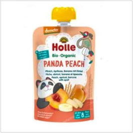 HOLLE Smoothie Panda Peach Melocoton 8 Meses 100g