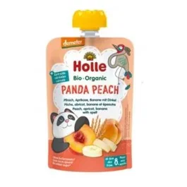 HOLLE Smoothie Panda Peach Melocoton 8 Meses 100g