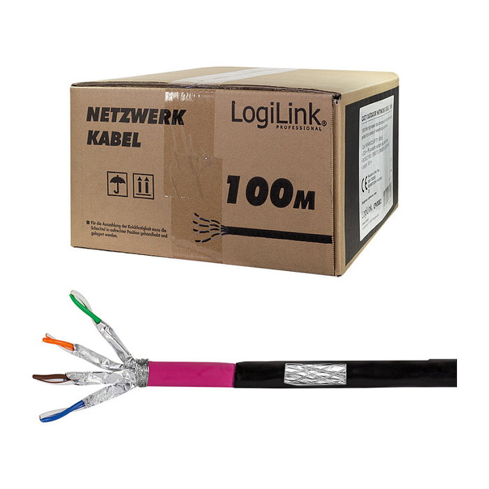 LogiLink CPV0082 Cable Ethernet S/FTP Cat7 AWG23 100m