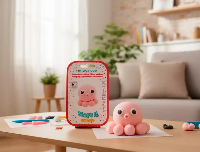 Imaginovo Set de Pasta para Modelar de Colores Surtidos con Instrucciones