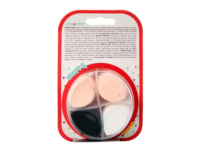 Imaginovo Set de Pasta para Modelar de Colores Surtidos con Instrucciones
