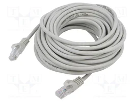 ART Patch cord Cat 5e U/UTP 10m Gris