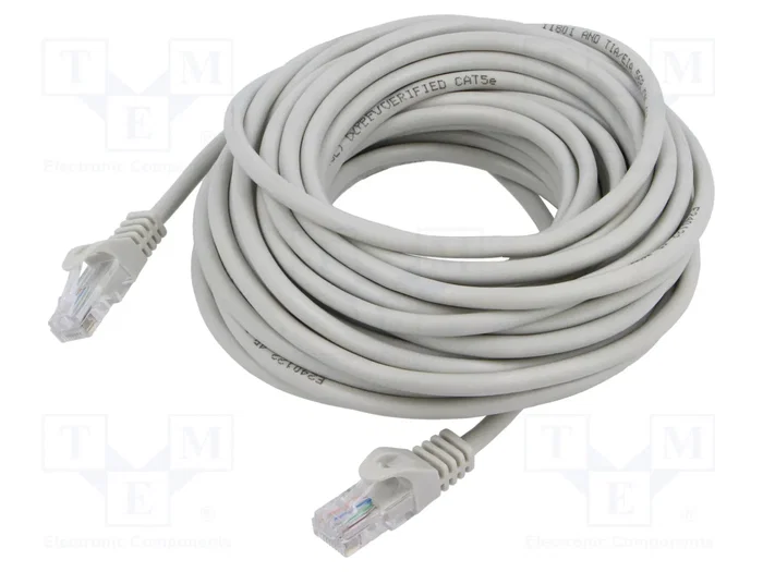 ART Patch cord Cat 5e U/UTP 10m Gris ART Patch cord Cat 5e U/UTP 10m Gris