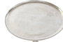 DKD Home Decor Mesita Auxiliar Moderna Plateada 58 x 41 x 41 cm