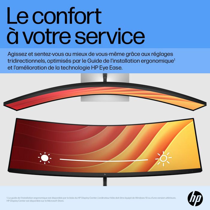 HP E45c G5 Monitor Curvo 44.5 pulgadas Dual Quad HD 165 Hz