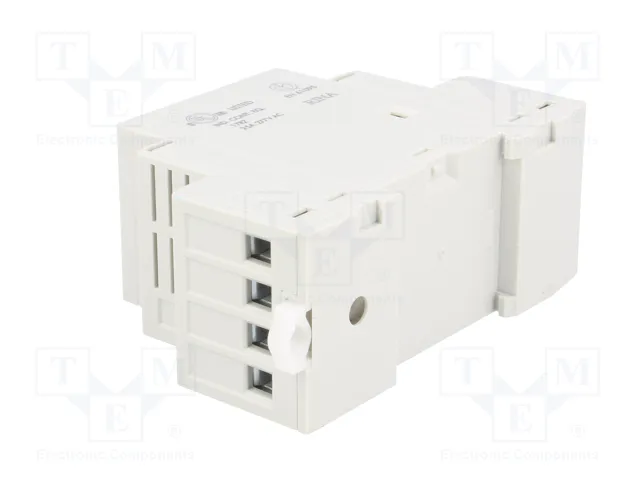FINDER Contactor de Instalación Modular 25A 4-polar 230VAC/VDC NO x4