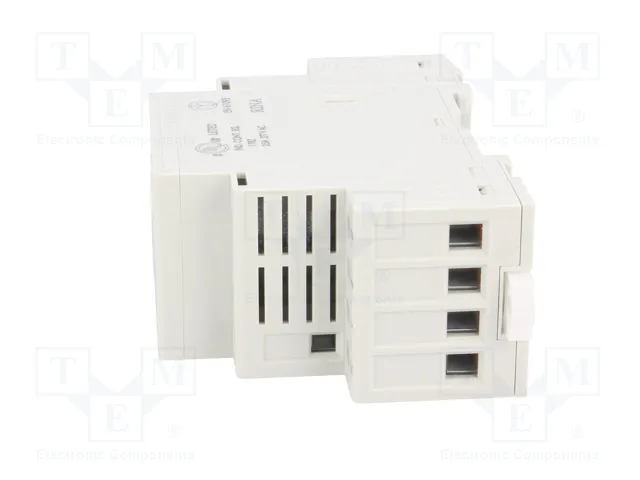 FINDER Contactor de Instalación Modular 25A 4-polar 230VAC/VDC NO x4