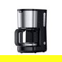 Braun Máquina espresso totalmente automática KF 1500, 1000 W, para café molido, jarra 10 tazas, color negro/edelstahl, con función anti goteo y apagado automático