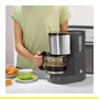 Braun Máquina espresso totalmente automática KF 1500, 1000 W, para café molido, jarra 10 tazas, color negro/edelstahl, con función anti goteo y apagado automático