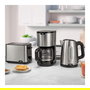 Braun Máquina espresso totalmente automática KF 1500, 1000 W, para café molido, jarra 10 tazas, color negro/edelstahl, con función anti goteo y apagado automático
