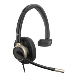 HP Poly Mission 815 AI Noise Monoaural USB Wired Headset Negro