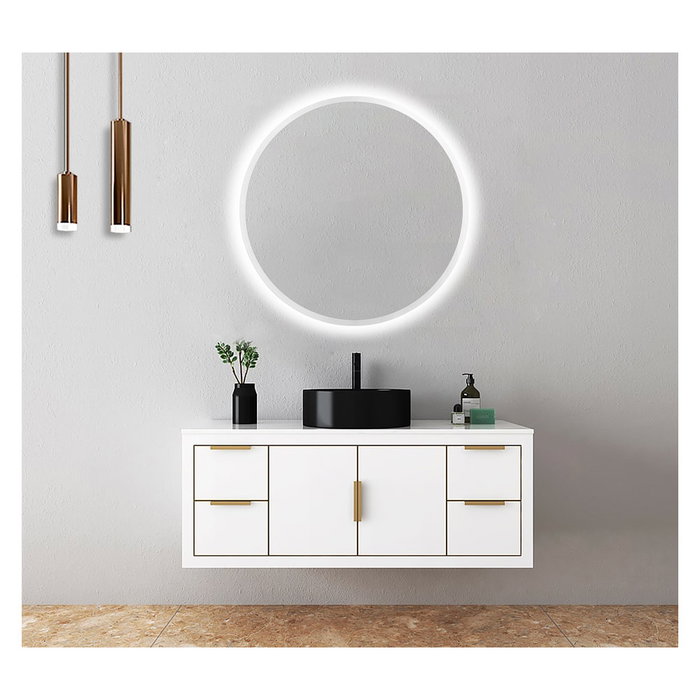 LIMEX Espejo Iluminado Baño Bélgica Ø70cm Blanco Frío LIMEX Espejo Iluminado Baño Bélgica Ø70cm Blanco Frío