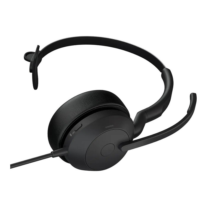 Jabra Evolve2 50 Auriculares Diadema USB C/A UC con Cancelación de Ruido Activa para Oficina