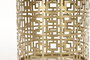 Mesa Centro Oriental DKD Home Decor Dorado Blanco 76 x 43 x 76 cm