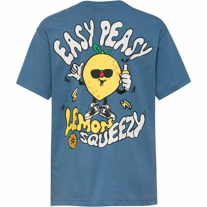 Camiseta Deportiva de Manga Corta Champion Añil Camiseta Deportiva de Manga Corta Champion Añil