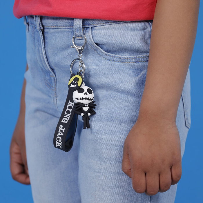 Disney Llavero Jack Skellington Pesadilla Antes de Navidad con Colgante Oogie Boogie