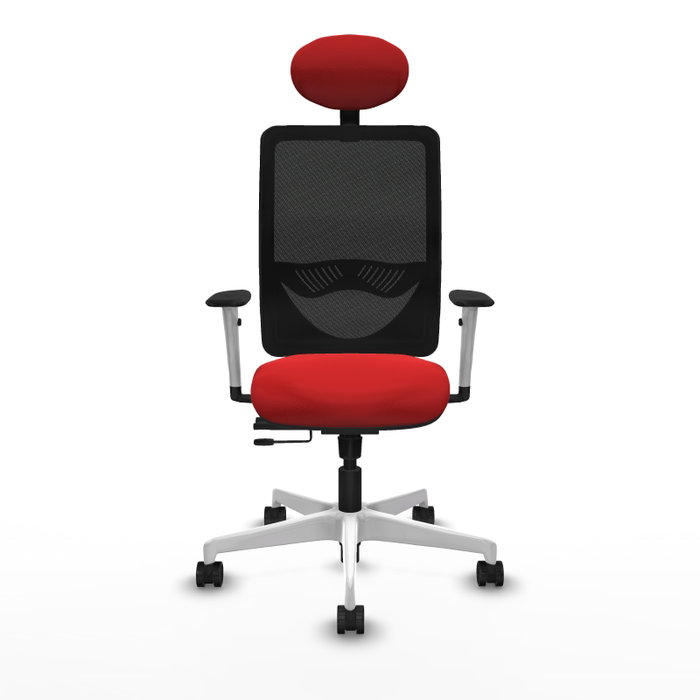 PIQUERAS Y CRESPO Silla de oficina Zulema Rojo/Negro con Mecanismo Sincro/Traslack PIQUERAS Y CRESPO Silla de oficina Zulema Rojo/Negro con Mecanismo Sincro/Traslack