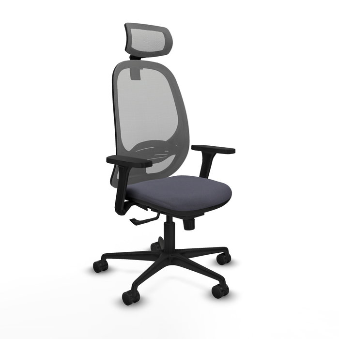 PIQUERAS Y CRESPO Silla de oficina Cilanco con mecanismo Sincro Gris PIQUERAS Y CRESPO Silla de oficina Cilanco con mecanismo Sincro Gris