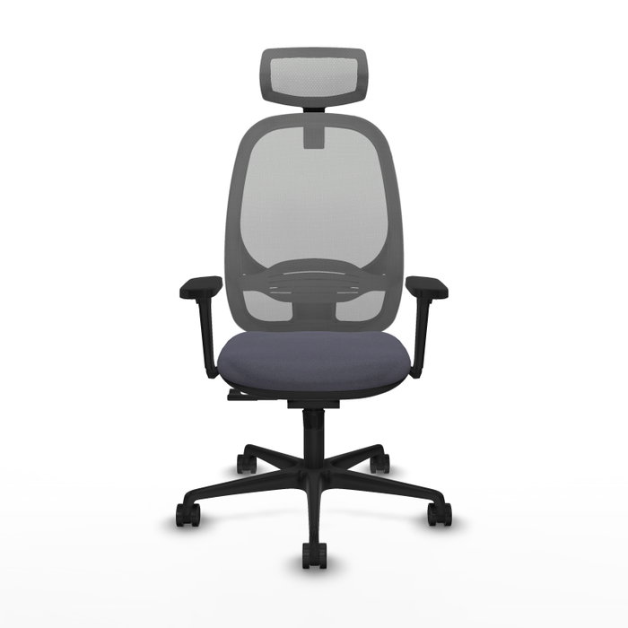 PIQUERAS Y CRESPO Silla de oficina Cilanco con mecanismo Sincro Gris PIQUERAS Y CRESPO Silla de oficina Cilanco con mecanismo Sincro Gris