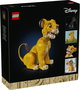 LEGO Disney El Rey León: Simba Joven - Set de Construcción para Adultos 30 Aniversario