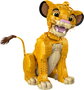 LEGO Disney El Rey León: Simba Joven - Set de Construcción para Adultos 30 Aniversario