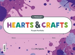 SANTILLANA Hearts & Crafts Purple Notebook I Edición 2019 5º Primaria - Plástica e Inglés