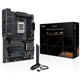 ASUS ProArt B850-Creator WiFi Neo Placa Base AMD AM5, ATX, DDR5, Wi-Fi 7, Bluetooth, 256 GB Max, 7680x4320, Compatible con Ryzen 7000/8000/9000 Series, Chipset AMD B850