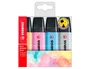 Stabilo Rotulador Boss Fluorescente Pastel Estuche 4 Unidades Colores Surtidos Trazo 2-5 mm